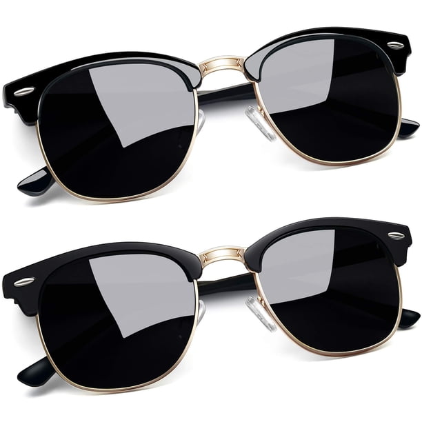 Lentes de Sol Joopin Semi Aro Polarizados Marrón UV400