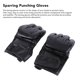 thumbnail image 4 of Guantes De Boxeo Sparring, Guantes De Kickboxing Transpirables 1 Par PU Negro Para Fitness Para Hombres Y Mujeres, 4 of 7