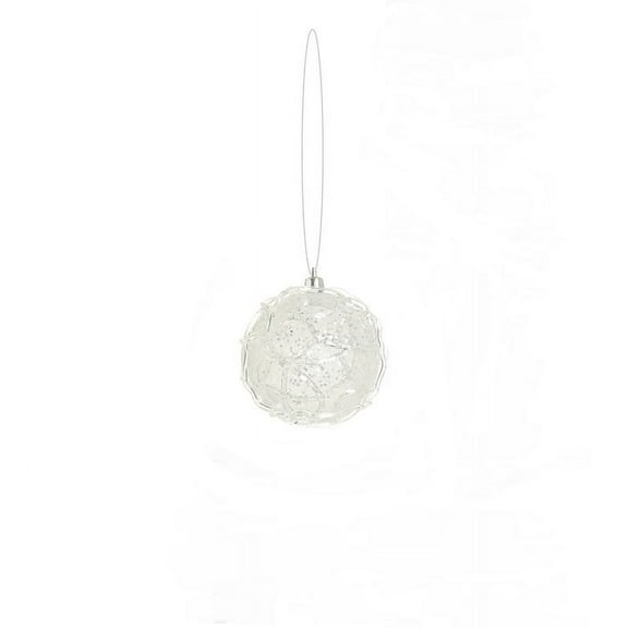 Select Artificials Winter Clear Shatterproof Christmas Ball Ornament 3.25" (80mm)