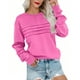 thumbnail image 2 of Talla grande Tops de tallas grandes,Camisa de pana abotonada para mujer, cuello de solapa, manga corta, blusa informal holgada para uso diario, sopatenor, 2 of 8