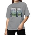 thumbnail image 2 of Vincent Van Gogh's Blossoming Landscape Women's T-shirt, 2 of 3