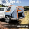 thumbnail image 5 of Truck Bed Tent, Waterproof Pu2000mm Spacious Double Layer Camping Tent, Portable Truck Bed Tent with Rainfly and Storage Bag, Trunk Bed Tent for Camping, 5 of 6