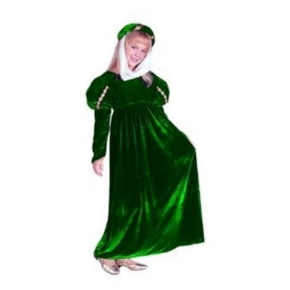 RG Costumes 91226-BR-M Renaissance Princess Costume - Brown - Size Child Medium 8-10
