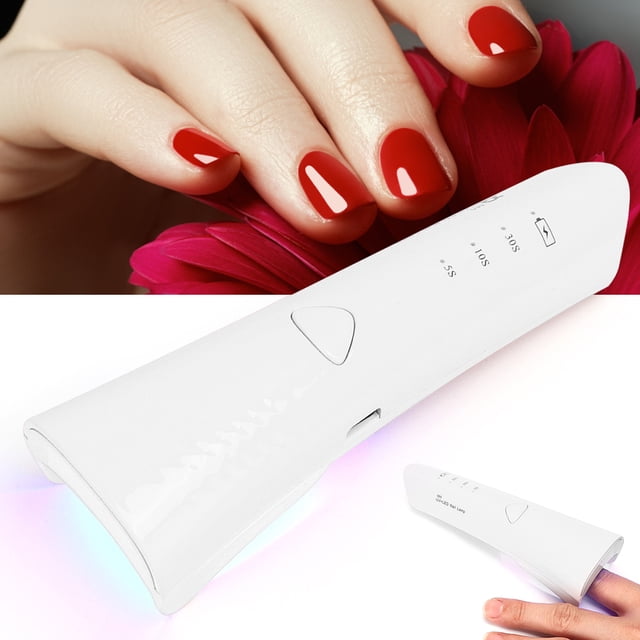 Dioche Mini Nail Lamp, Nail Polish Dryer, Cute For Detecting Banknotes For Curing Nail Gel
