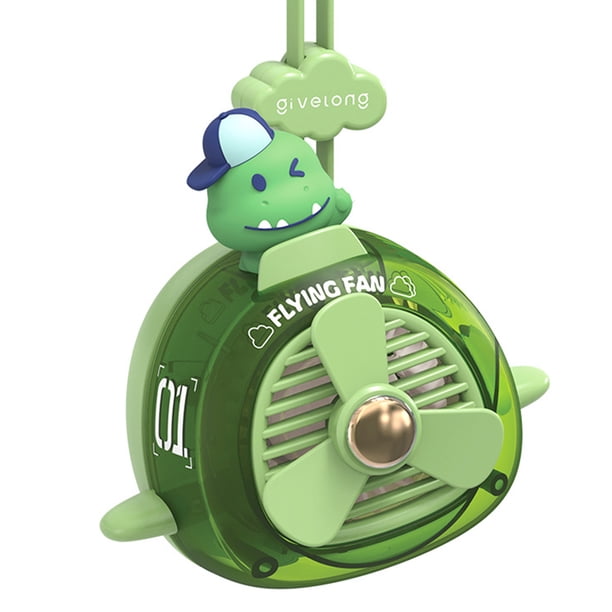 Lindo Ventilador Cordón Animal Pequeño 500 MAh USB Recargable para Viajes Al Aire Libre