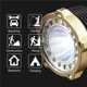 thumbnail image 3 of Rechargeable Spotlight Hand Helashlighld Ft Searchlight, Outdoor Flashlight With 1000 Lumen Led Spotlight Flashlight, 3 of 4