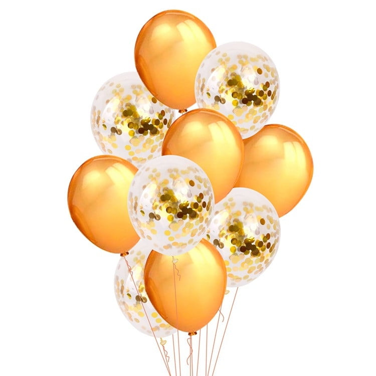 10X Macaron color Latex balloon Confetti Decoration Birthday Party Supplies 