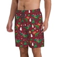 thumbnail image 2 of Balery Dinosaur Christmas Traje de Baño Estilo Hawaiano para Hombre, Shorts de Secado Rápido con Bolsillos-XX-Large, 2 of 6