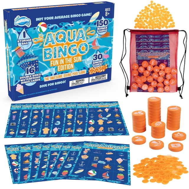 Juego de buceo Pool Bingo SCS Direct Aquabingo Summer Edition