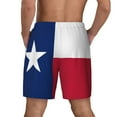 thumbnail image 2 of Men's 2 in 1 Swim Trunks with Compression Liner Colorado Texas Flag Quick Dry Beach Shorts, 2 of 6