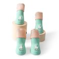 thumbnail image 3 of Botas de lluvia para perros, zapatos impermeables con bonito patrón de animales, suaves, antideslizantes, resistentes al desgaste, con correa ajustable, 4 Uds., 3 of 8