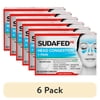(6 pack) Sudafed PE Non-Drowsy Head Congestion + Pain Relief Caplets, 20 Ct