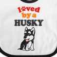 thumbnail image 4 of Inktastic Siberian Husky Dog Puppy Boys or Girls Baby Bib, 4 of 4