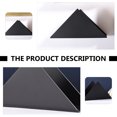 thumbnail image 4 of Triangular Paper Towel Rack Napkin Holder Tissue Storage Stand Stainless Steel Metal, 4 of 6