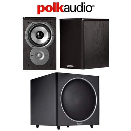 Polk Audio 2 1 Bundle With 2 Tsi100 Bookshelf Speakers And 1
