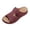 Brick Red, variant on Miaoju Sandals Women Sandals Orthopedic Sandal Comfortable Beach Slippers Women Summer Breathable Thick Soles Shoes Bohemia Sandals