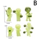 thumbnail image 4 of 18Style Smiski Collect Blind Box Sonny Angel Series Cute Noctilucent Green Cartoon Action Character Doll Model Toy Christma gi, 4 of 5