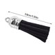 thumbnail image 5 of Wosthever 28 piezas bolsa Keychian encantos único exquisito llavero borlas Simple llavero borla adorno DIY accesorio para bolsos llaves Artesanía Negro Wosthever HA059646-14B, 5 of 6