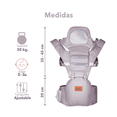 thumbnail image 2 of Mochila Cangurera Para Bebe 9 en 1 Funciones Lab.G Gris, 2 of 5