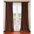 thumbnail image 5 of Half Price Drapes Mushroom Brown 84 x 50-Inch Blackout Faux Silk Taffeta Curtain Single Panel, 5 of 6