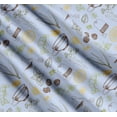 thumbnail image 3 of Soimoi Cotton Voile Fabric Tea Cup,Star Anise & Lemon Slice Vegetable Decor Fabric Printed Yard 42 Inch Wide, 3 of 7