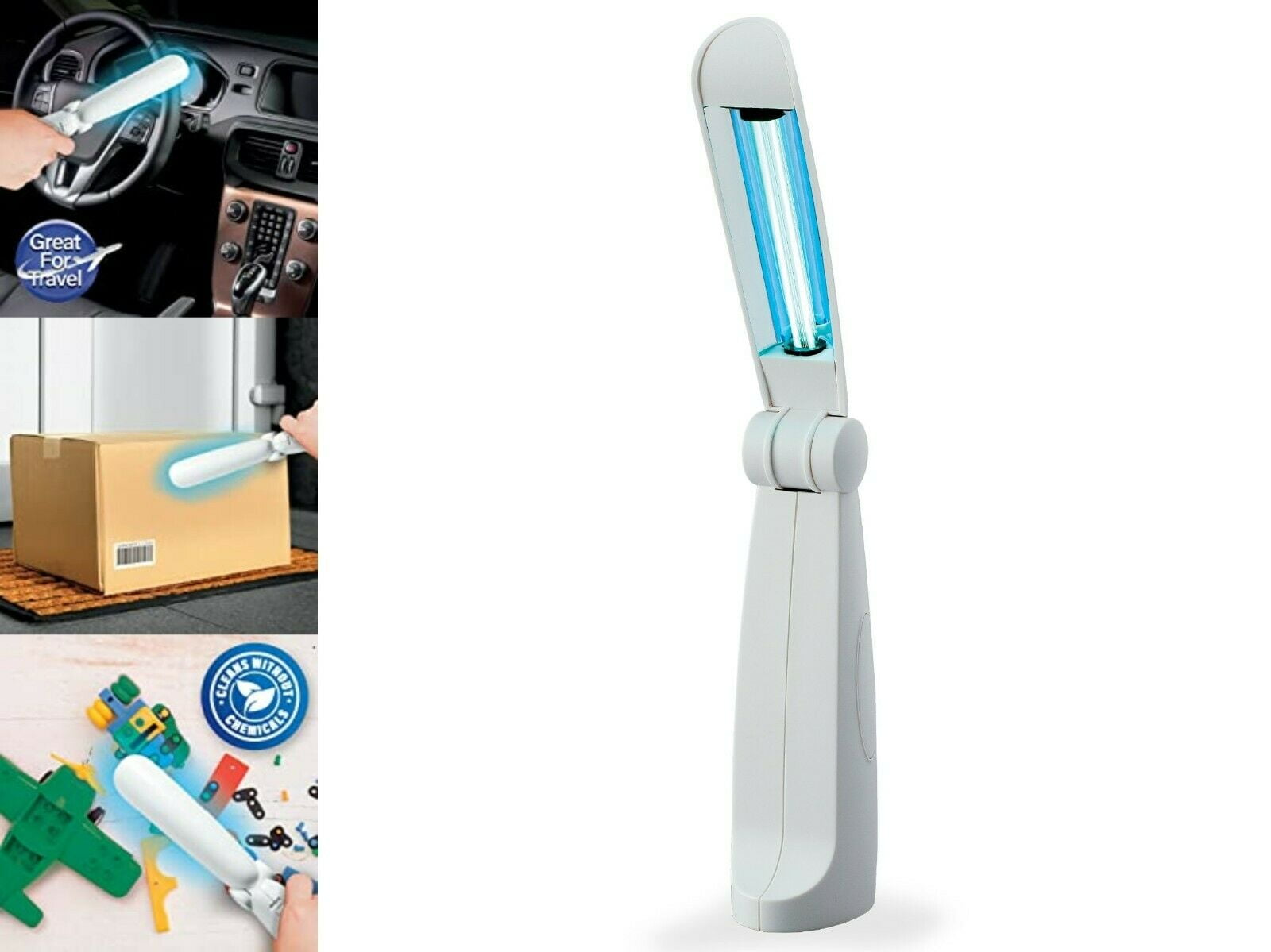 UV Light Sanitizer WandPortable UV Sanitizer for Home, Travel, Hotel, Phone, Toilet, Toys