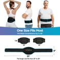 thumbnail image 5 of Comfytemp Large Back Ice Pack Wrap with 2 Reusable Gels, Hot & Cold Compress for Waist, Hip, Knee & Shoulder Pain Relief & Swelling, 5 of 7
