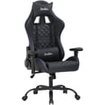 thumbnail image 1 of BestOffice Home Office Ergonomic Computer Lumbar Support Headrest Adjustable Armrest Rolling Swivel E-Sports Racing Desk Task Chair Blue, 1 of 7