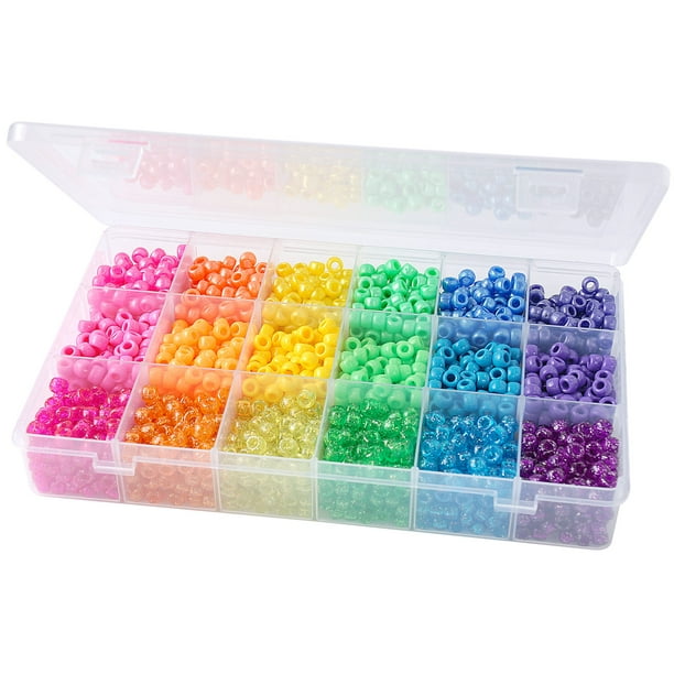 Hello Hobby - Bright & Sparkle Pony Bead Box - 2300 Pieces