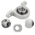 thumbnail image 5 of piezas de cojinete de brida de carcasa de cojinete de 10 mm KP000 Bloque de cojinete de bolas Cojinete de bloque de almohada para repuesto P plata, plata, 5 of 5