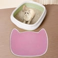 thumbnail image 6 of Cat Litter Mat Double Layers Reusable Scratch Resistant Large Cat Litter Pad Pink, 6 of 7