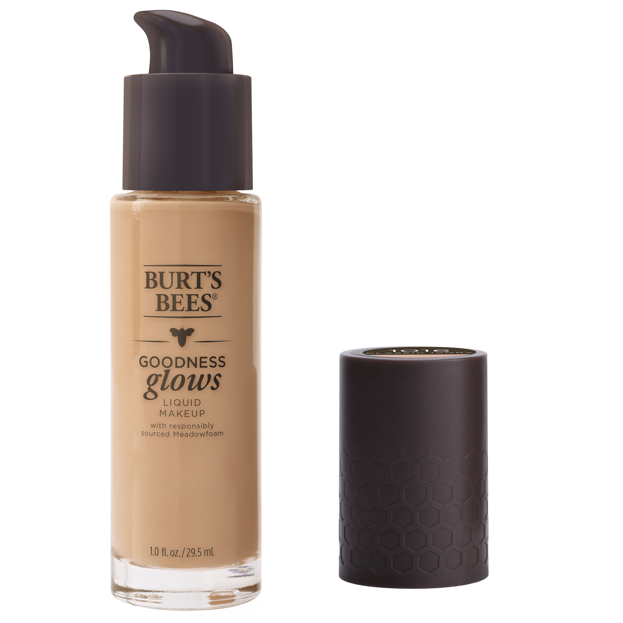 Burt's Bees Goodness Glows Liquid Foundation, Classic Ivory 1 Ounce
