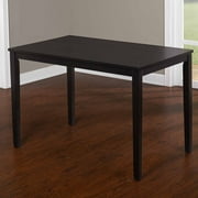 TMS Mason 5-Piece Cross Back Indoor Dining Set, Includes Table and Chairs, Black