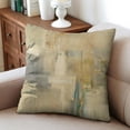 thumbnail image 4 of Decorative Pillow Covers Inspired by Abstract Oil Painting, Modern Art Home Decor, Brown Blue, Set of 2, 16x16 inches, Perfect for Bedroom, Living Room, Cushion Couch, Sofa, 4 of 7