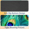 thumbnail image 4 of Peacock Feathers Printed Square Desk Pad Mouse Pad Desk Mat Non-Slip Rubber Bottom – 8.3x9.8 Inch – Suitable for Office and Gaming, 4 of 6