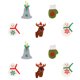 thumbnail image 1 of 10 piezas de adornos para árbol de Navidad, decoraciones colgantes de Navidad, para decoración del hogar, fiesta navideña, 1 of 5