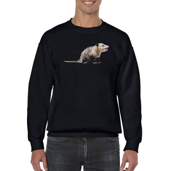 Cute Standing Opossum Sweatshirt Men -Image by Shutterstock, Male Small