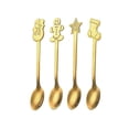 thumbnail image 2 of 4 piezas Cucharas de café Cuchara agitadora Cubiertos de cocina Cuchara de acero inoxidable para opcion 2, 2 of 9