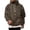 Khaki, variant on Hsovts Men’s Fall Holiday Pullover Hoodie, Halloween Pumpkin Ghost Print Soft Long Sleeve Loungewear Top Purple XL
