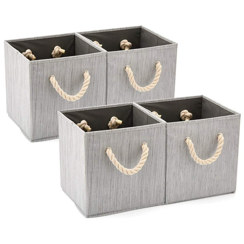 ezoware set of 6 basket collapsible storage cube for nursery