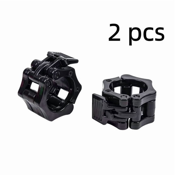 Vruelia Barbell Collar Barbell Clamps 2 inch Barbell Clips 2pcs Quick Release for Weightlifting Bar