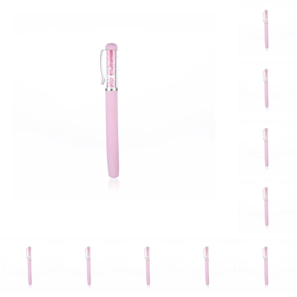 Matsuzay Pluma de pintura de diamantes de imitación, agarre cómodo, herramientas de perforación ergonómicas, diseño único, manualidades DIY, el rosado 10piezas Matsuzay CBP388903