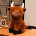 thumbnail image 1 of Peluche de animal del bosque | Figura de peluche sentada para decoración del hogar | Muñeco suave y tierno para niños y adultos | Decoración para escritorio, coche y habitación infantil, 1 of 2