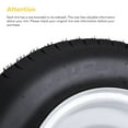 thumbnail image 3 of M optimized 2 Pack 4.80x8 480-8 4.80-8 Trailer Tires On 8" Rim 4 Lug 6PR Load Range C 6 PLY, 3 of 9