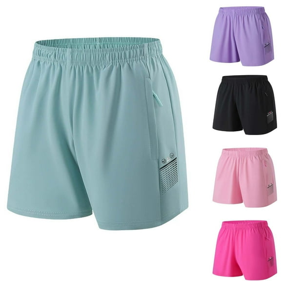 ZZwxWA Womens Shorts, 2025 New Sporty and Wearable Sports Shorts - Women's Ultra Stretch Breathable Quick Drying Drawstring Casual Beach Shorts