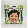 thumbnail image 3 of YANI- Buddyphones School Kids Wired Headphones - White/Green, 3 of 5