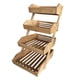 thumbnail image 1 of Cesta de frutas de 3 niveles, soporte para almacenar verduras, frutero, organizador de cocina para fiestas, tiendas, mostradores, bufés y condimentos, 1 of 9