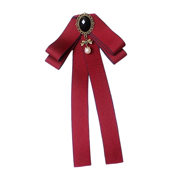 Broche de lazo, alfiler, pajaritas, corbatas, accesorios de ropa, corbata de cuello, cinta, pajarita Rojo
