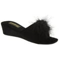 thumbnail image 1 of Sleepers Pantoufles Mule Boa à Rosette Ornée pour Femmes Anne, 1 of 3