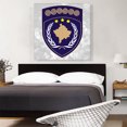 thumbnail image 2 of ARTCANVAS Kosovo Coat of Arms Canvas Art Print - Size: 36" x 36" (1.50" Deep), 2 of 9